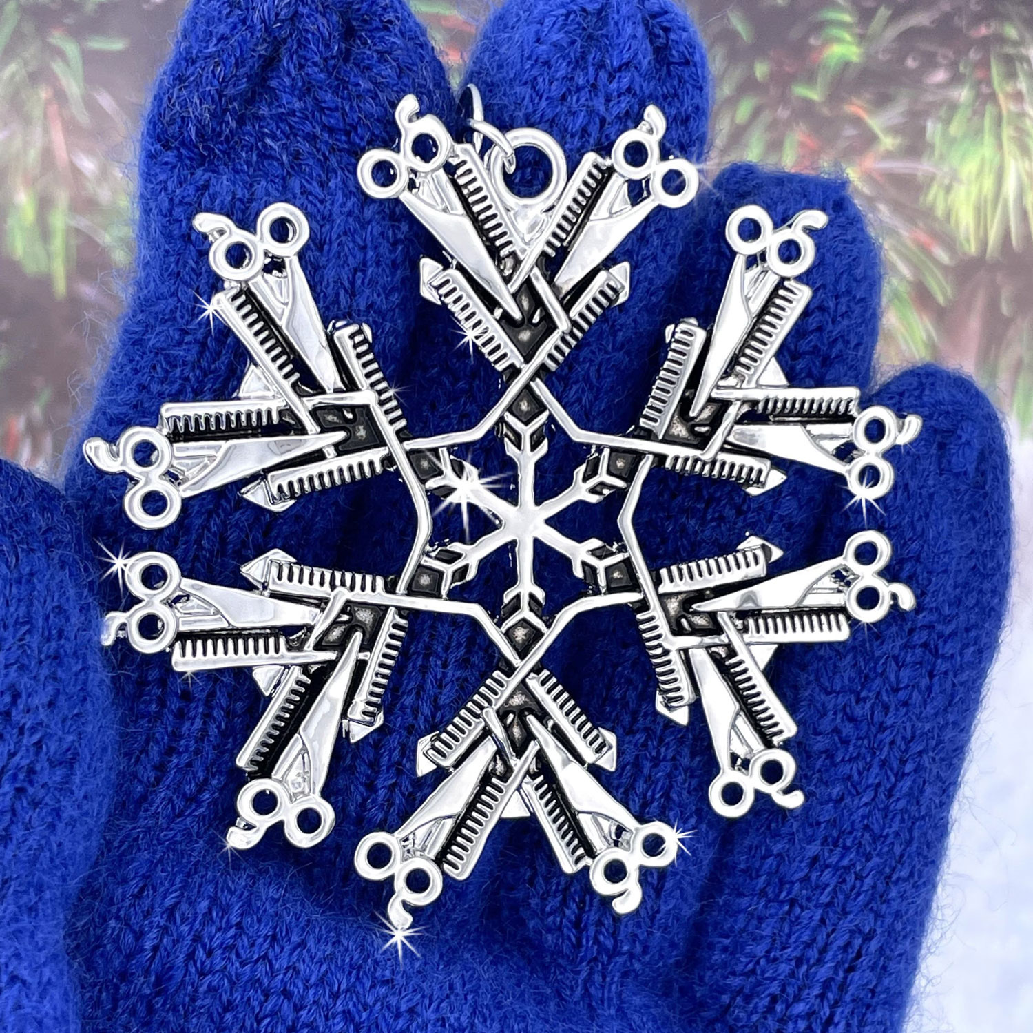 Hairdresser Snowflake Ornament