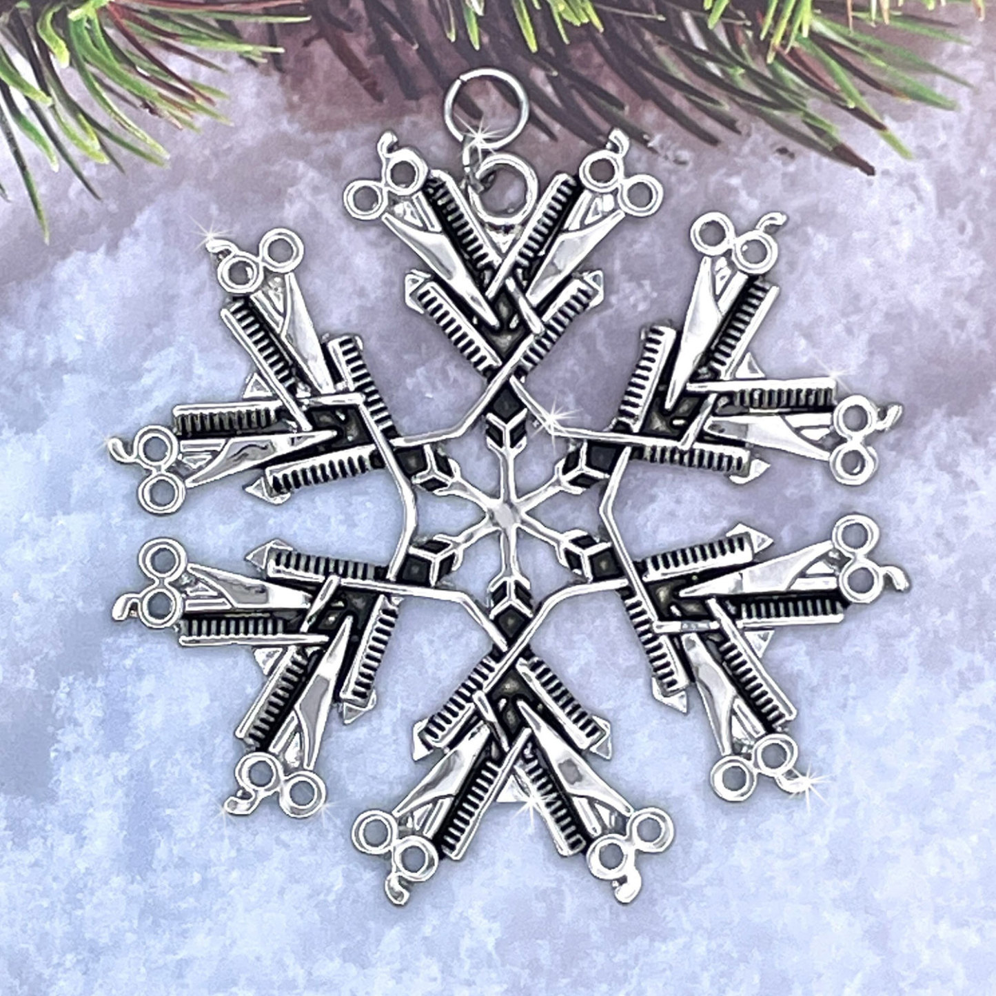 Hairdresser Snowflake Ornament