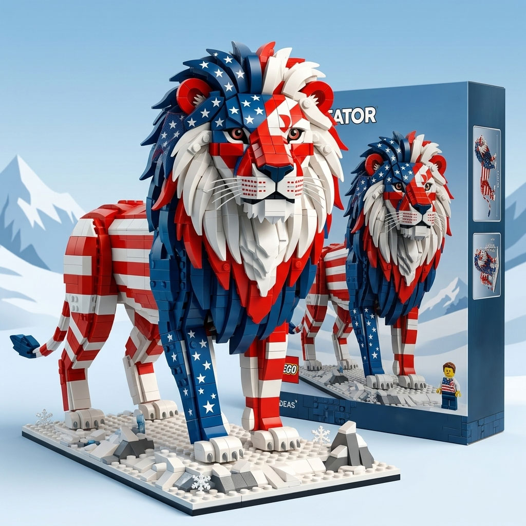 American Liberty Lion Building Set