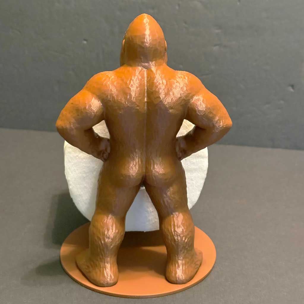 Funny Bigfoot Toilet Paper Holder