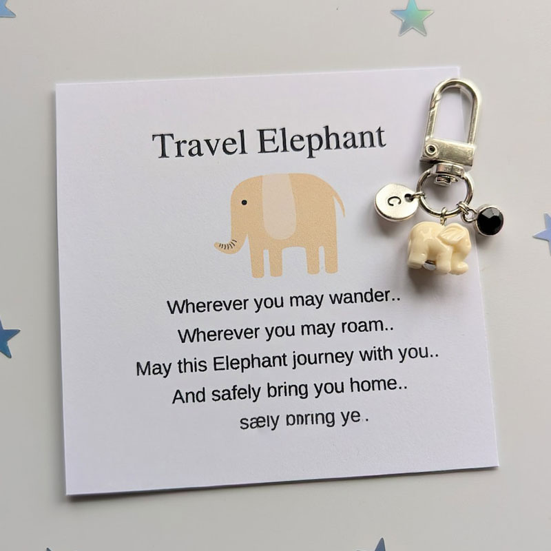 Travel Cream Elephant keychain
