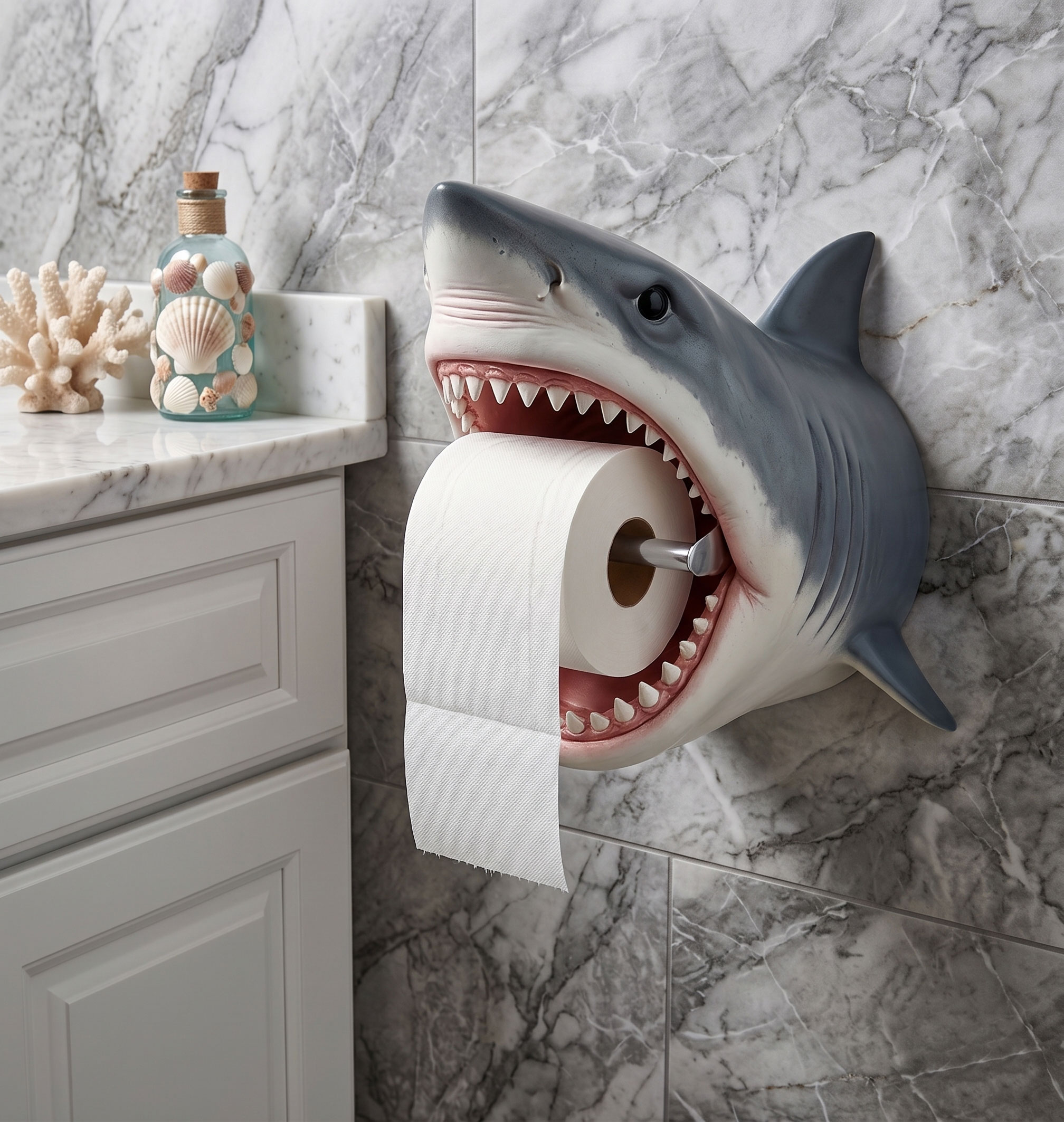 Shark Attack Toilet Paper Holder