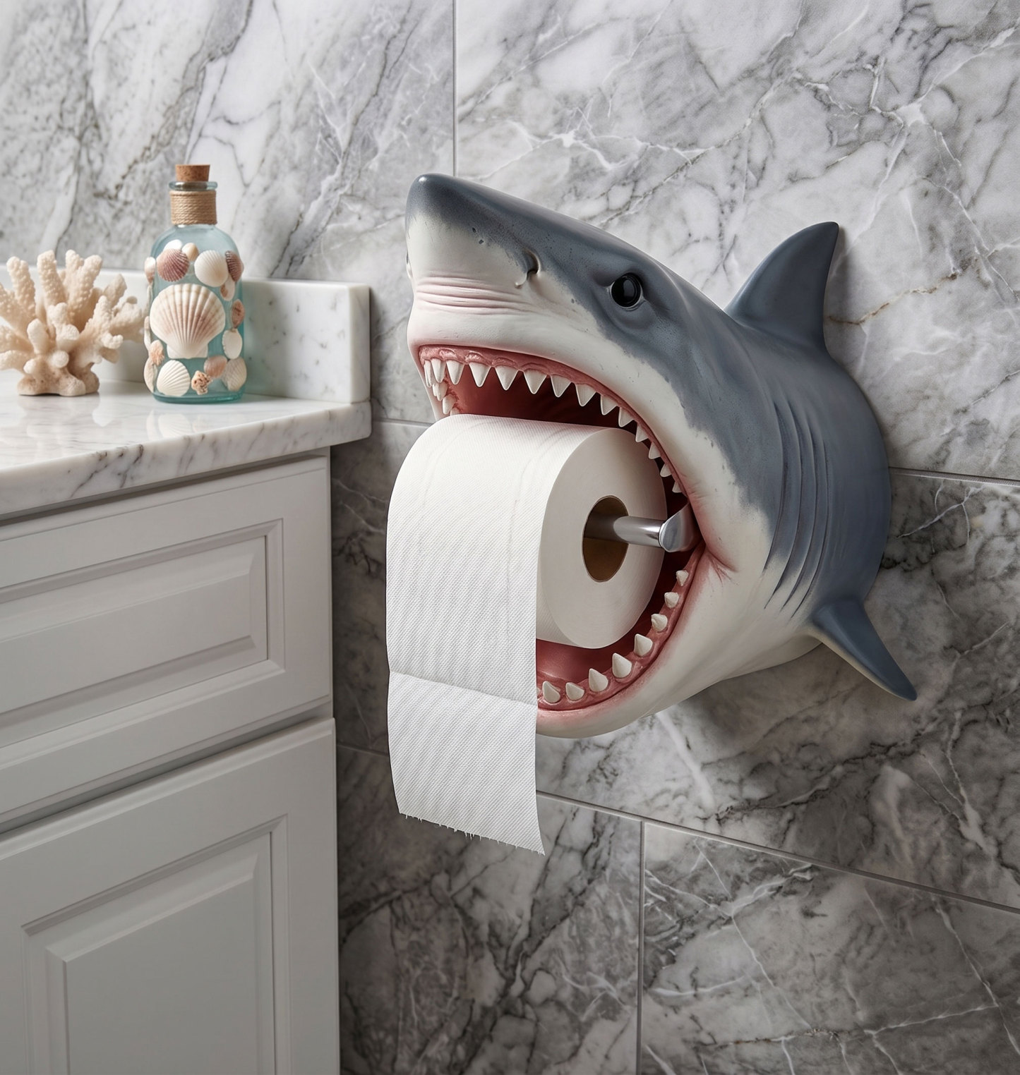 Shark Attack Toilet Paper Holder