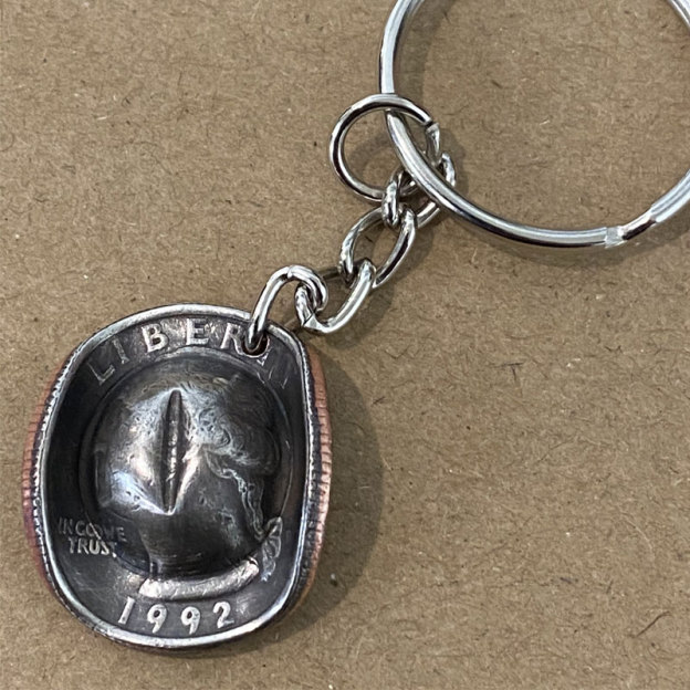 Quarter Cowboy Hat Keychains (Years)