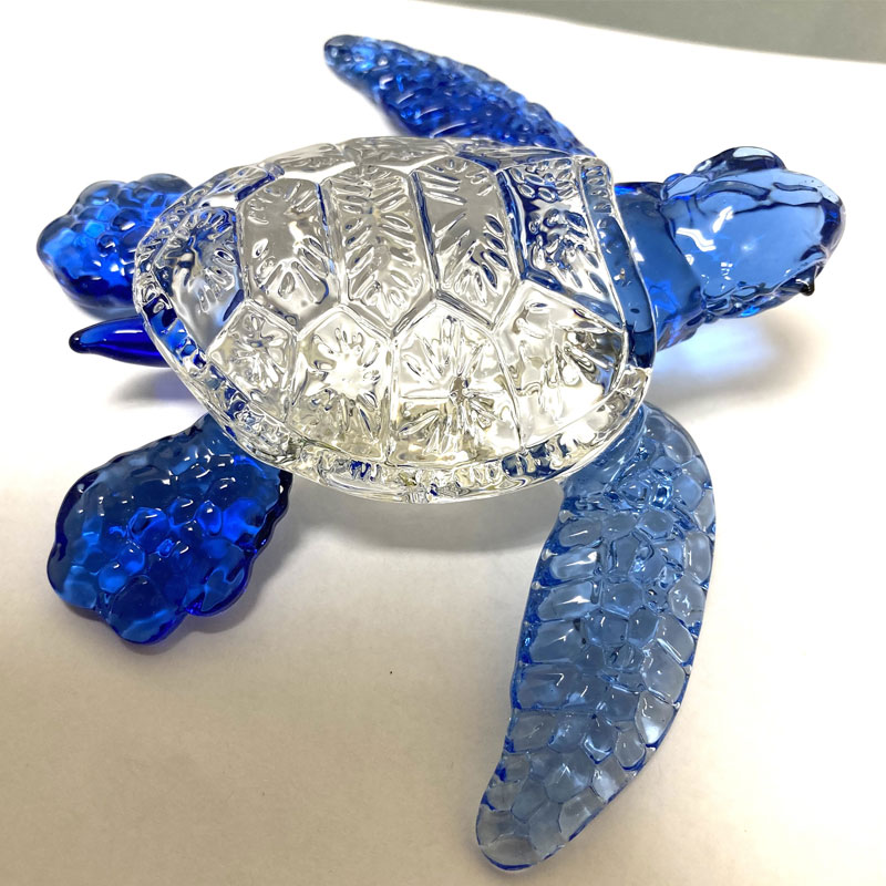 Hand Blown Glass Sea Turtle