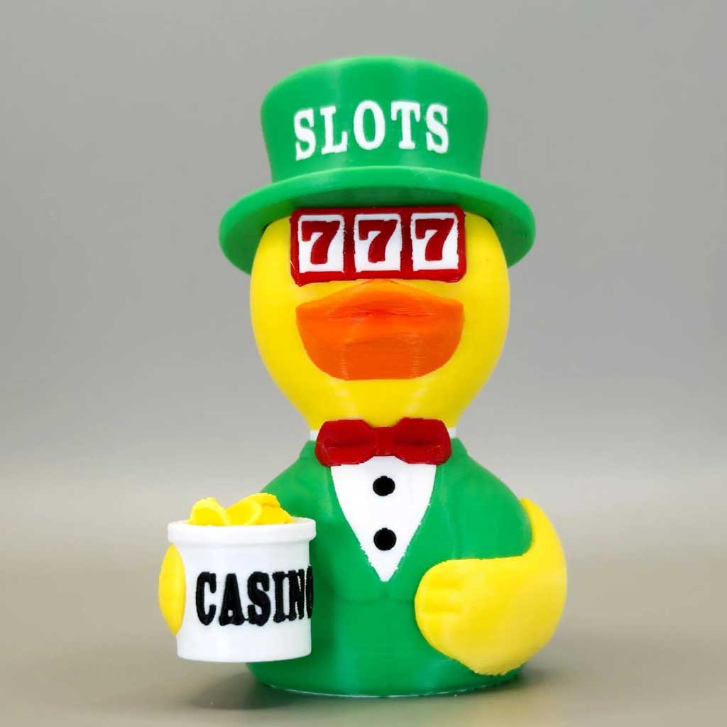 Lucky Slot Machine Duck