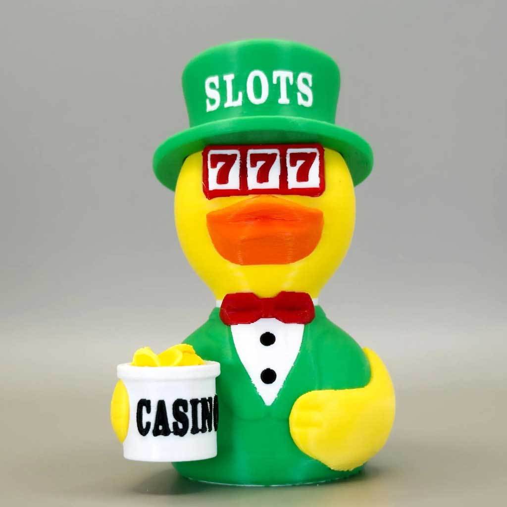 Lucky Slot Machine Duck