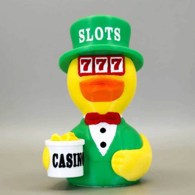 Lucky Slot Machine Duck