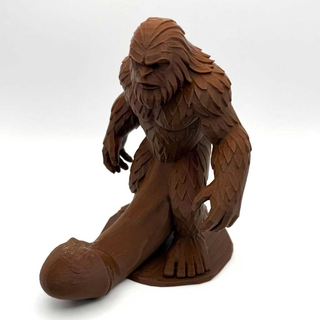 Sasquatch Bigfoot Dick Figure