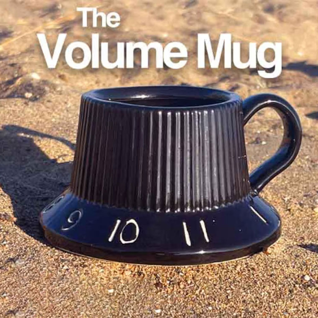 The Volume Mug - Guitar Knob Coffee Mug