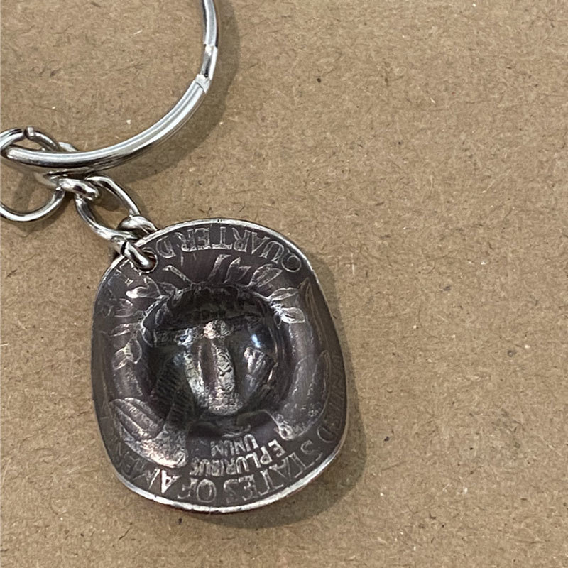 Quarter Cowboy Hat Keychains (Years)