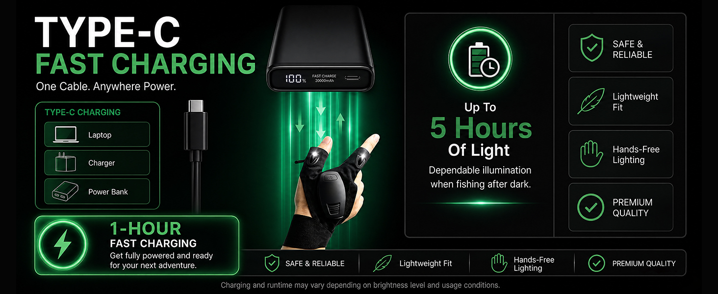 Hands-Free Lights for Fishing