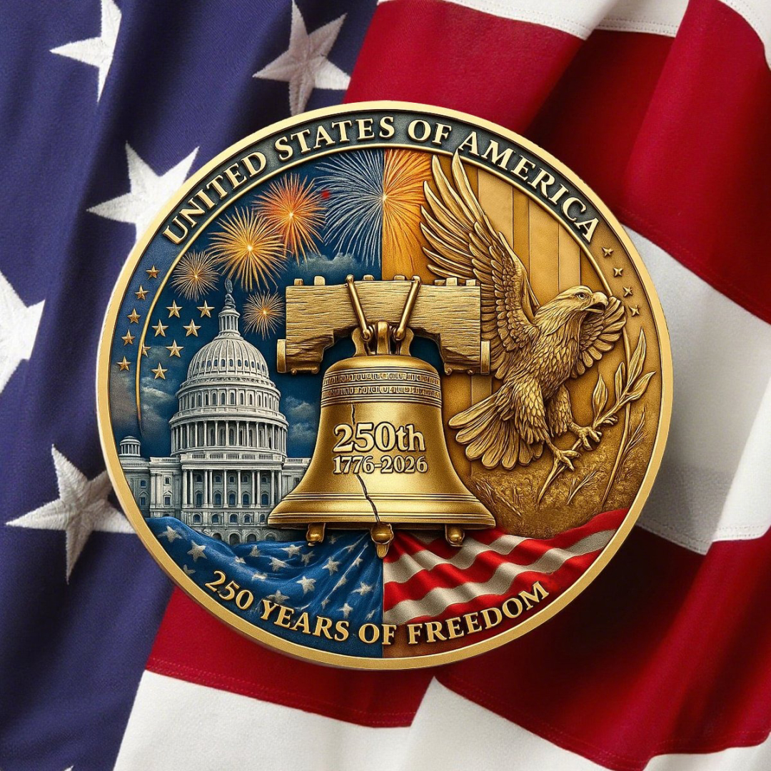 🏆Flash Sale 60% OFF - 🇺🇸 250 Years of Freedom – United States Commemorative Coin (1776–2026)