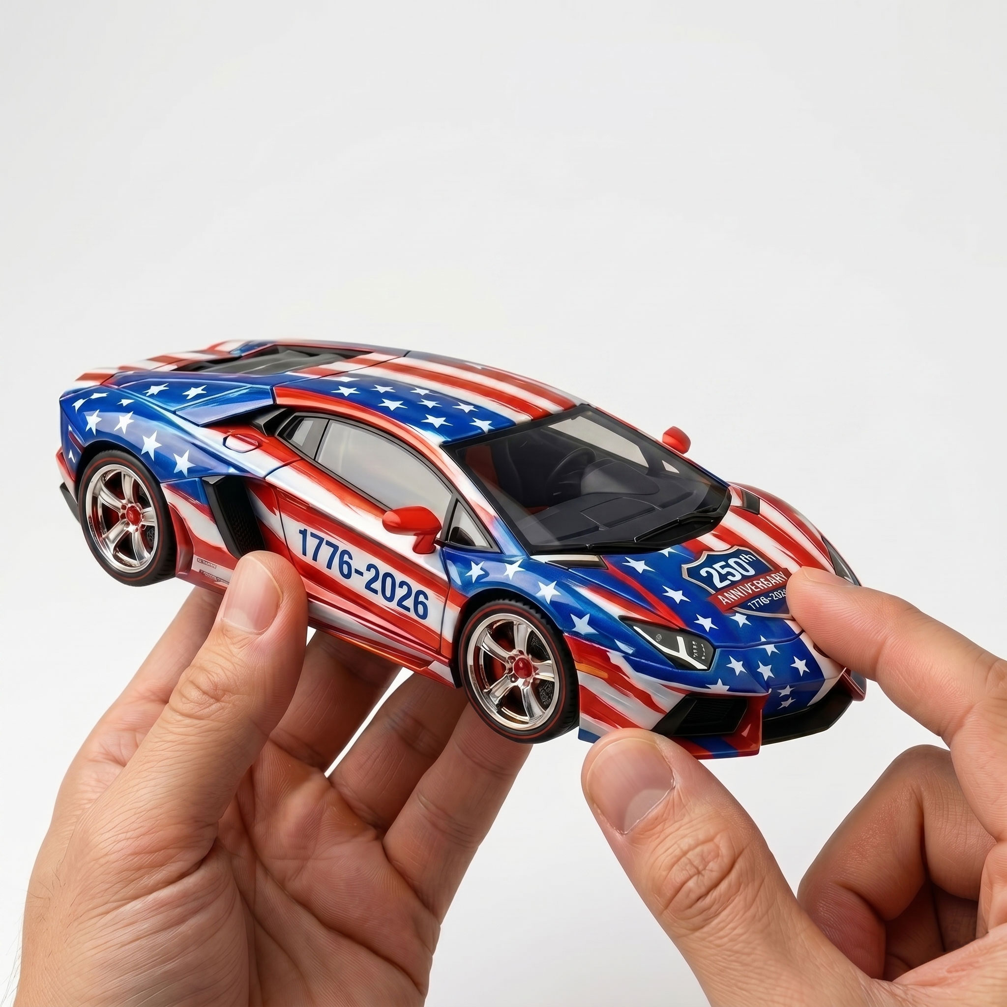 1:64 Lamborghini Aventador USA 250th Anniversary Release