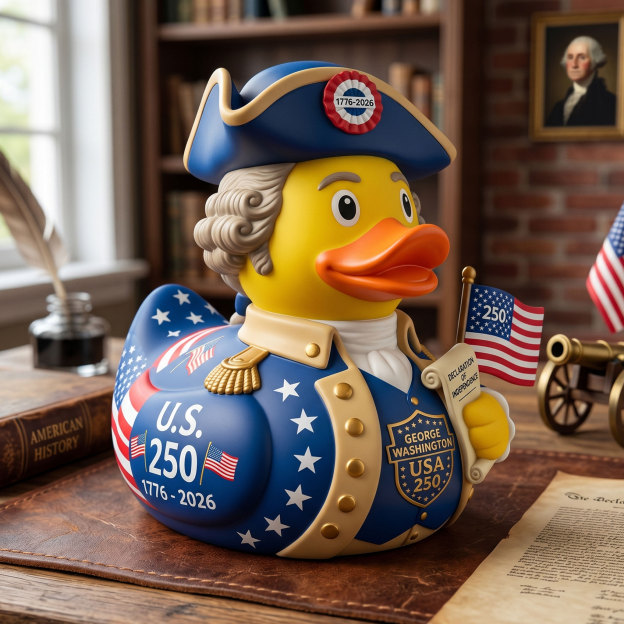 Washington USA 250th Anniversary Commemorative Duck