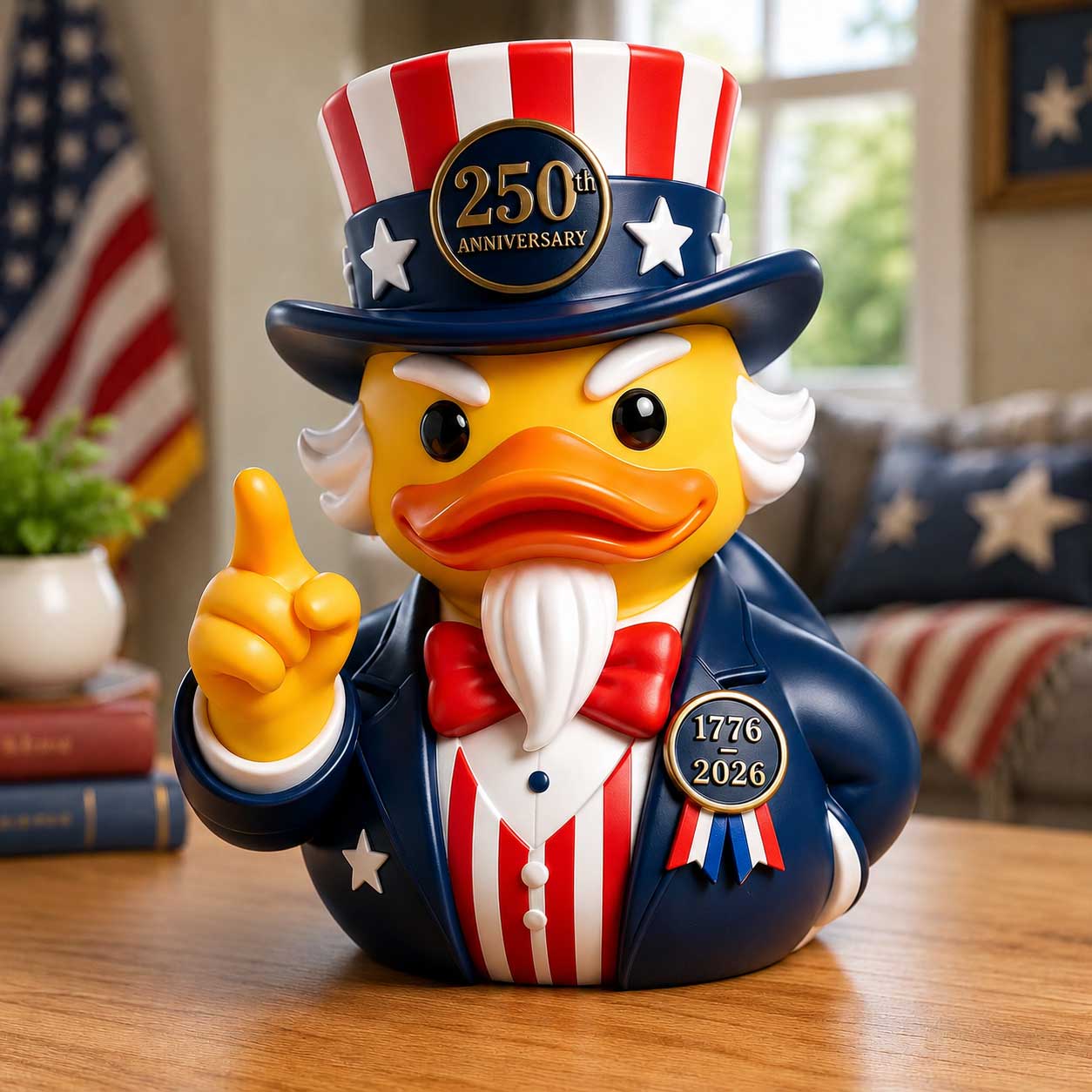 Uncle Sam USA 250th Anniversary Duck