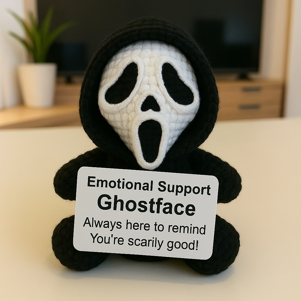 Emotional Support Ghostface Plush