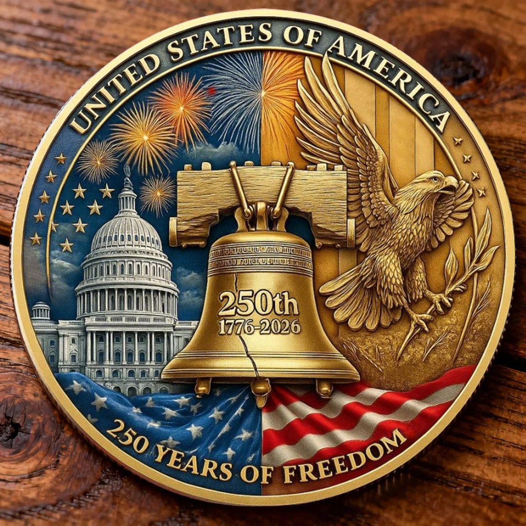 🏆Flash Sale 60% OFF - 🇺🇸 250 Years of Freedom – United States Commemorative Coin (1776–2026)