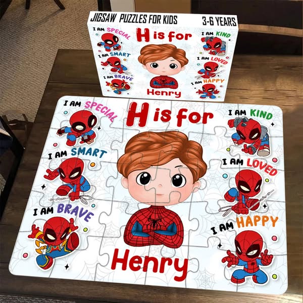 Jigsaw Puzzle Personalized - My Dream Character Puzzle -  Birthday Gift For Kids - Trendy 2025 - Personalized Puzzle - MyhawaiianshirtsUK