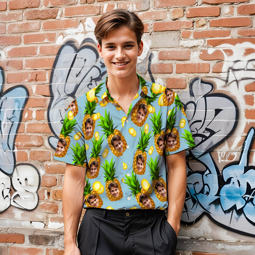 Pineapple Party - Custom Men Hawaiian Shirt - MyhawaiianshirtsUK