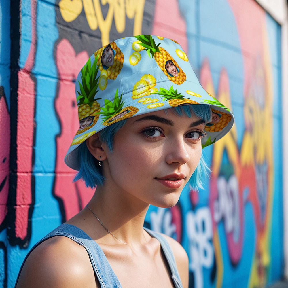 Pineapple Party - Custom Unisex Bucket Hat - MyhawaiianshirtsUK
