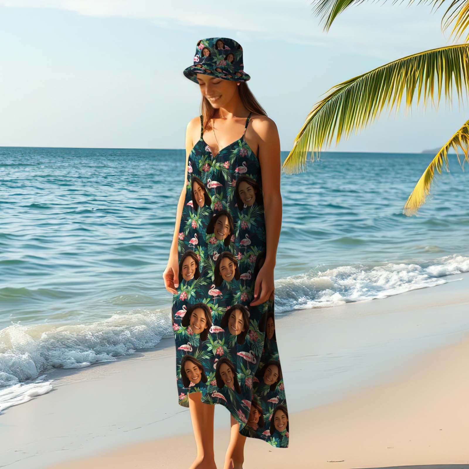 Birdsong Paradise - Custom Women Hawaiian Long Dress