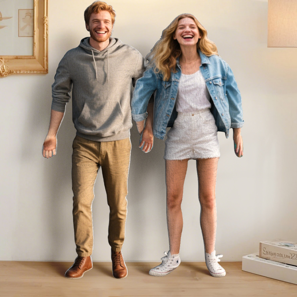 Custom Twistable Mini Me Doll Personalized Keepsake for Couples Perfect Gift for Anniversaries, Birthdays - MyhawaiianshirtsUK