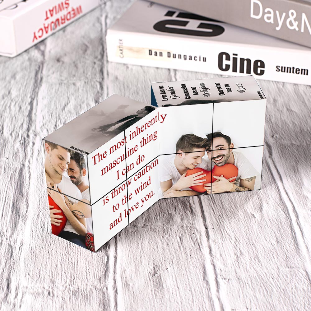 Custom Magic Folding Rubic's Cube Man to Man Gay Gift Ideas LGBT Gifts - MyhawaiianshirtsUK