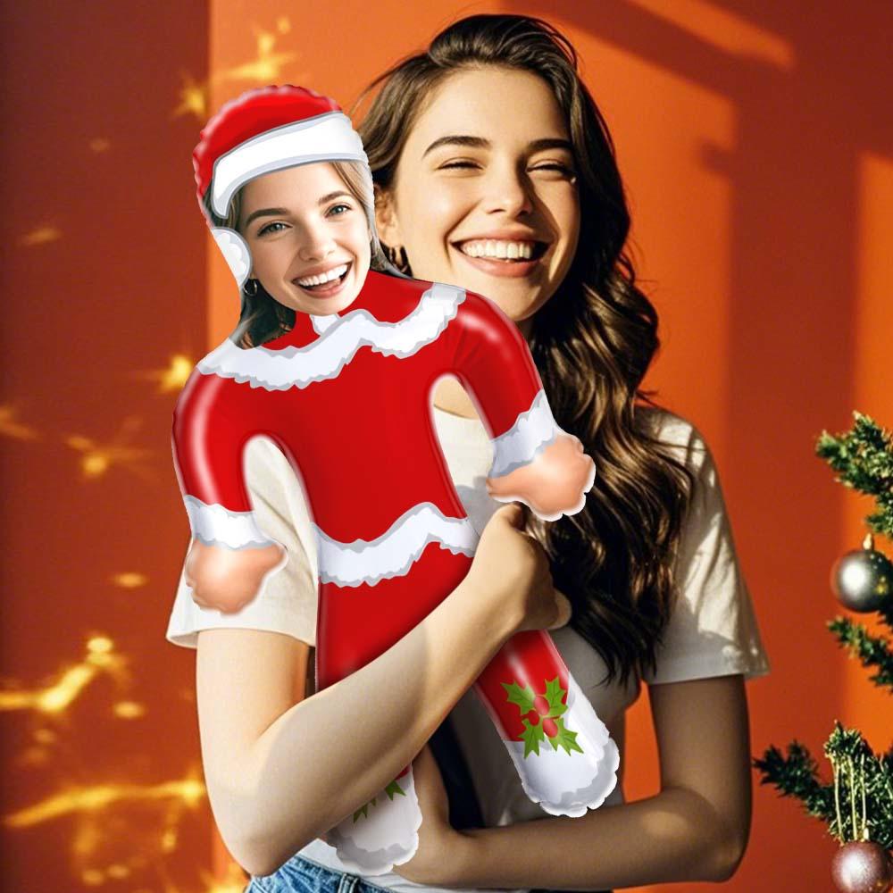 Custom Christmas Skirt Blow Up Doll Custom Face Air Minime Doll Funny Inflatable Doll Christmas Gift - MyhawaiianshirtsUK