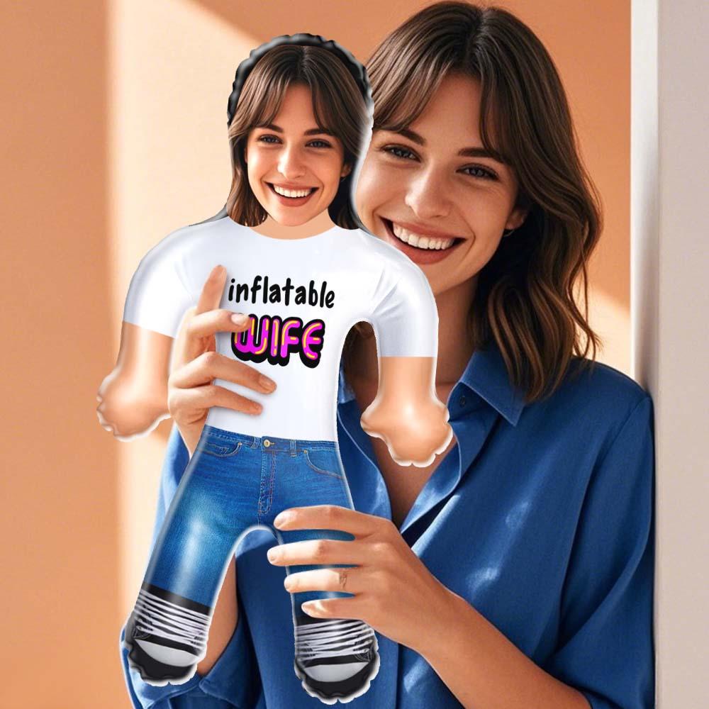 Custom Face Blow Up Doll Inflatable Air Minime Doll Gift For Him  - Inflatable Wife - MyhawaiianshirtsUK