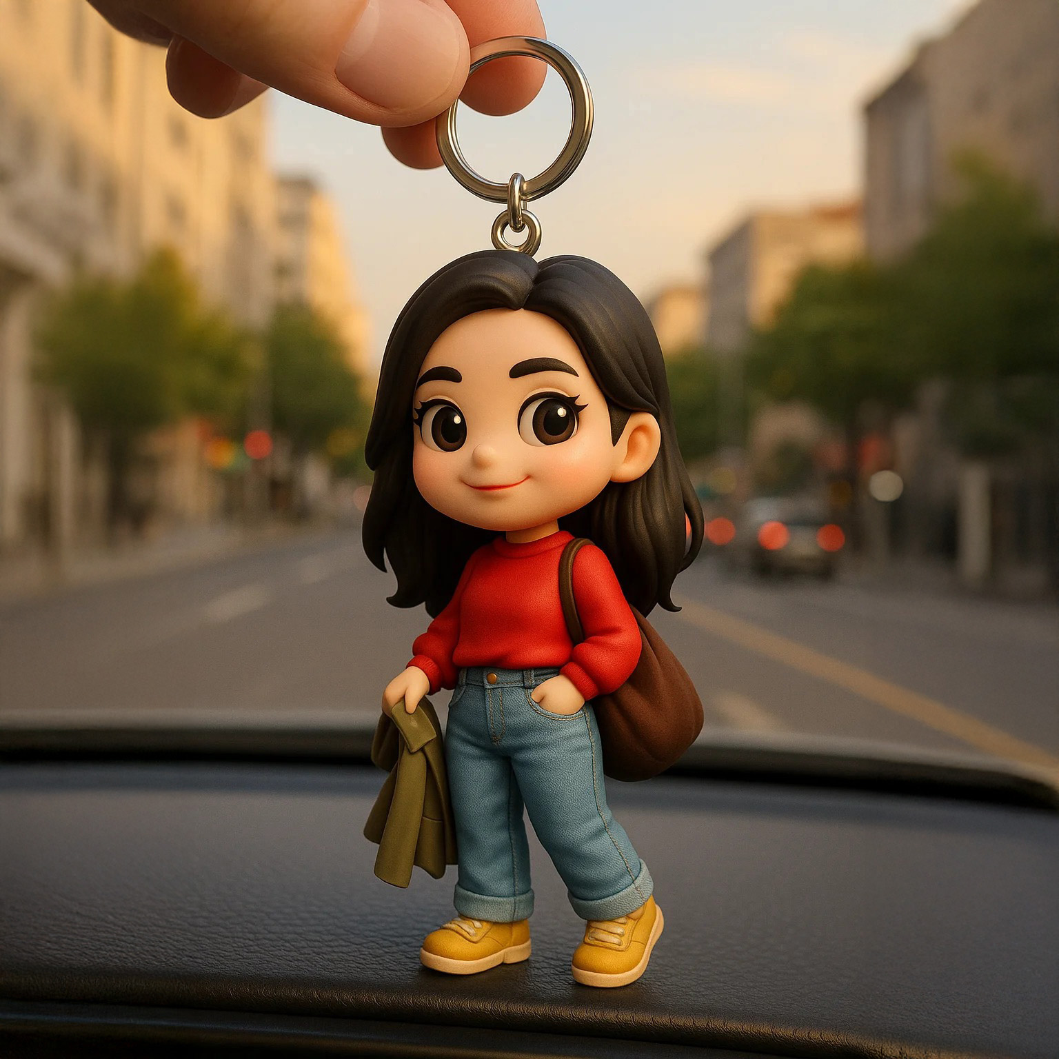 Porte-clés 3d Personnalisé À Partir De Votre Photo - Mini Poupée Personnalisée - Idée Cadeau - MyHawaiianShirtsFR