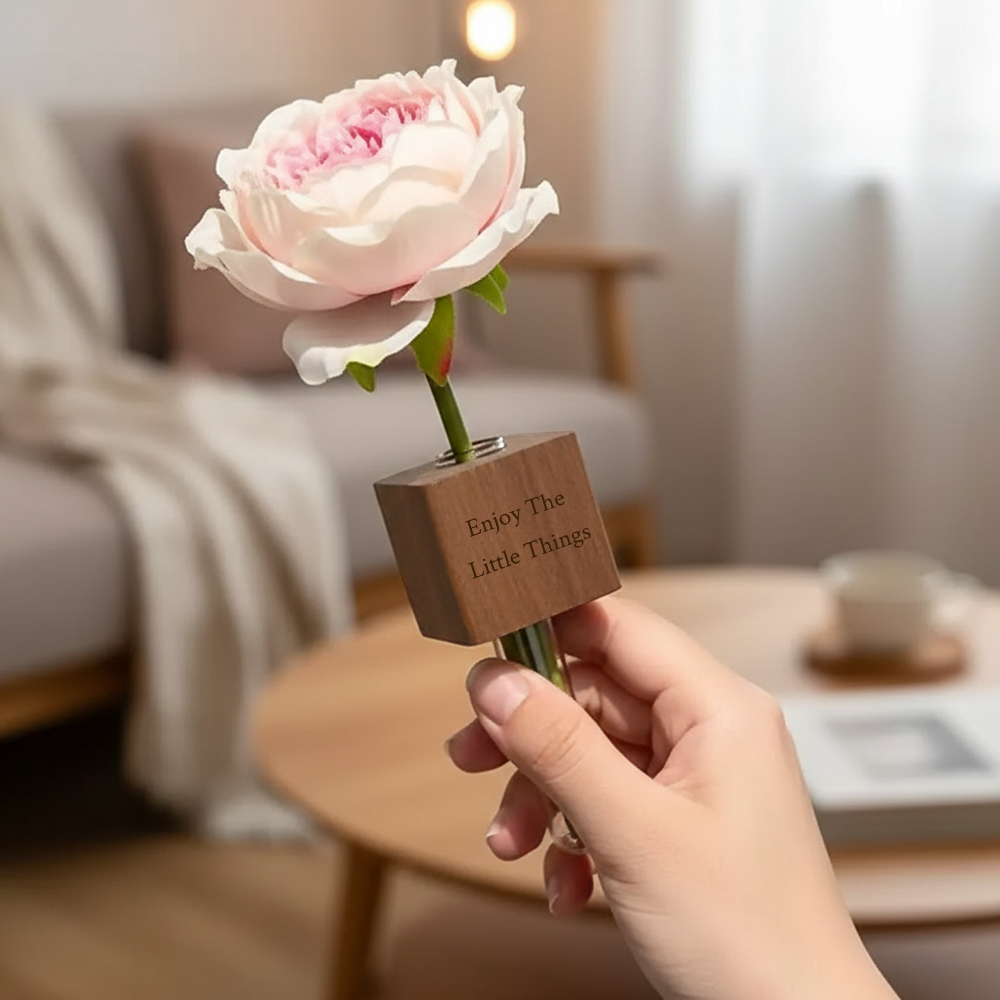 Vase Magnétique En Bois Pour Bourgeons : Supports Pour Fleurs Et Plantes Pour La Décoration Intérieure - Un Amour Fleuri Sur Mon Réfrigérateur