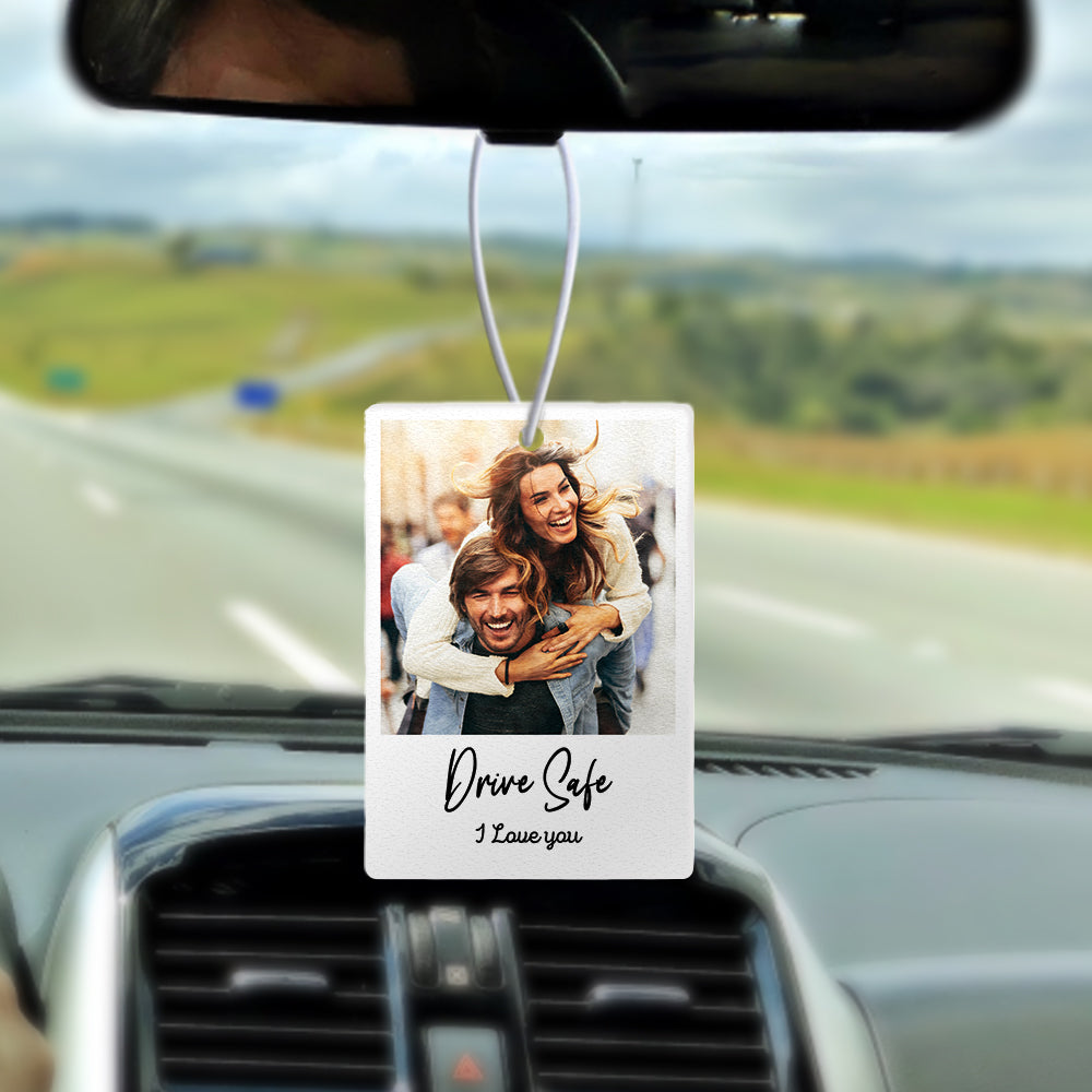Désodorisant De Voiture Personnalisé Avec Photo, Ornement De Rétroviseur, Désodorisant Pour Voiture, Cadeau Pour Lui - MyHawaiianShirtsFR