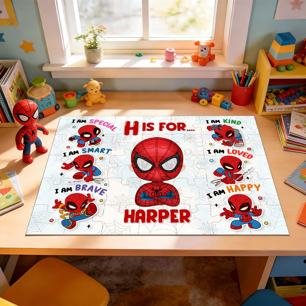 Puzzle Personnalisé - Mon Personnage De Rêve - Cadeau D'anniversaire Pour Enfants - Tendance 2025 - Puzzle Personnalisé