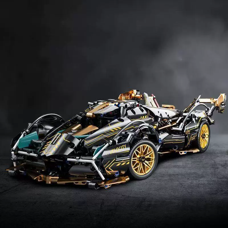 Kit De Modèle De Voiture De Sport En Blocs De Construction à Monter Soi-même – Ensemble De Construction De Supercar De Collection Haut De Gamme