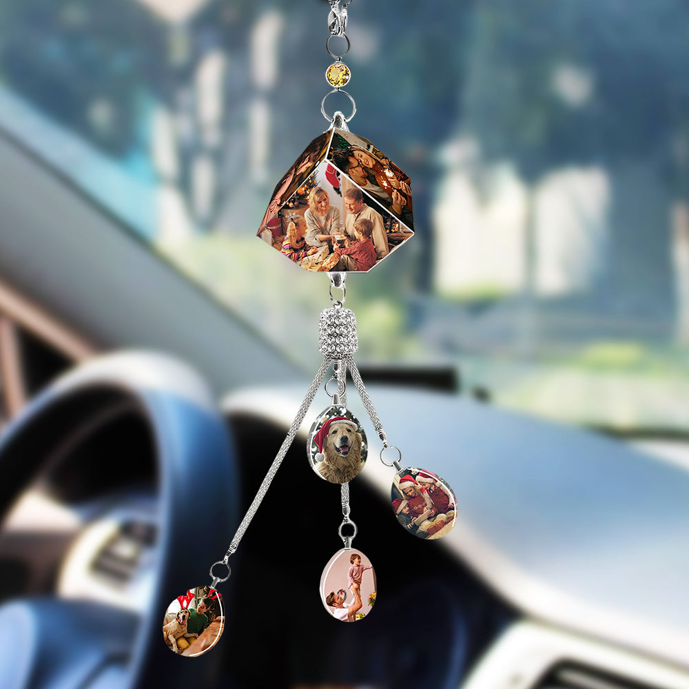 Décorations De Rétroviseur Personnalisées Pour Voiture, Pendentifs Photo, Cadeaux Pour Amis, Famille, Conducteurs - MyHawaiianShirtsFR