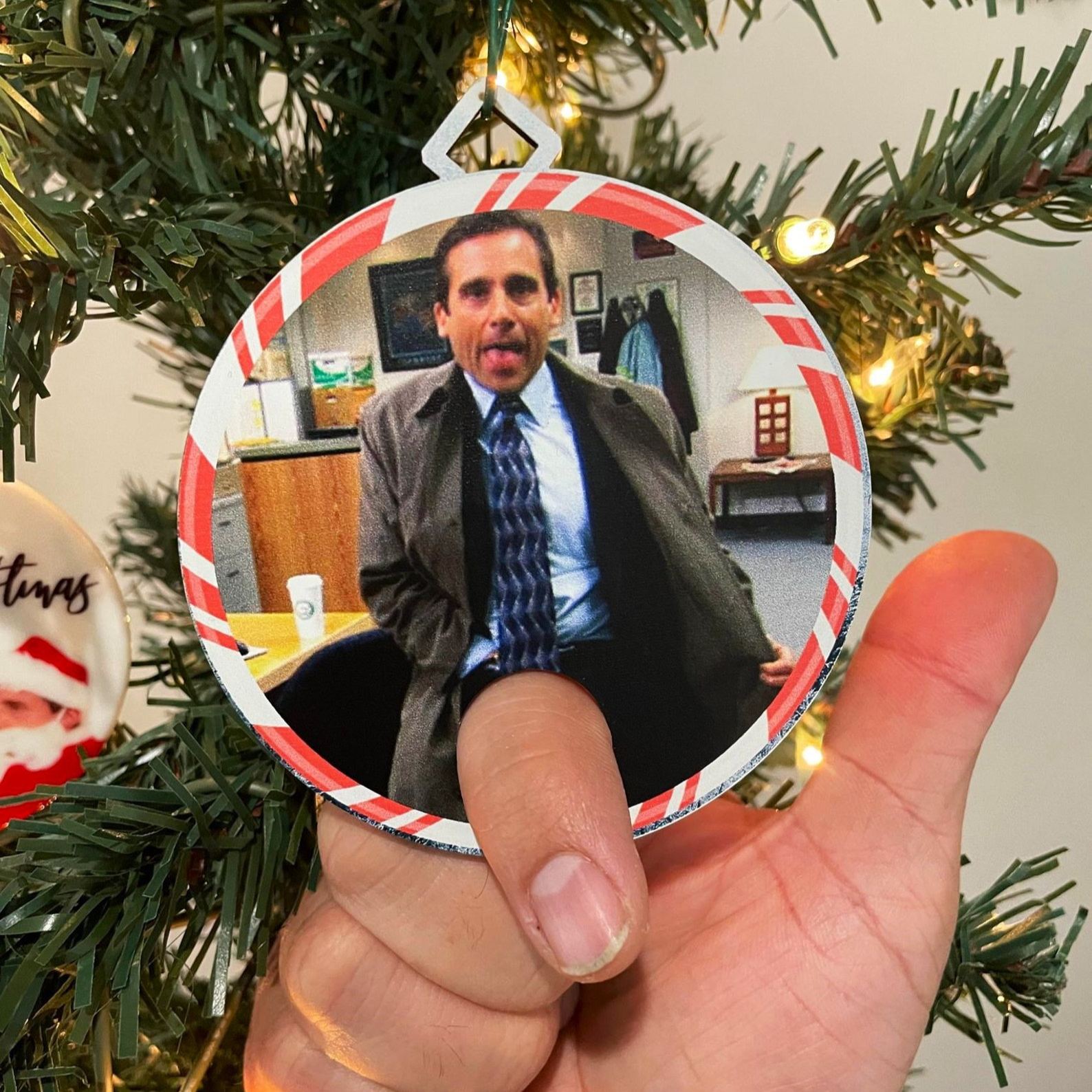 Décoration De Noël Michael Scott « the Office » - Gif Humoristique