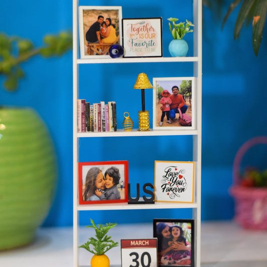 Le Miniature Rack - Cadeau De Saint-valentin Personnalisé Avec Photo Et Message, Souvenir Unique Pour Les Couples