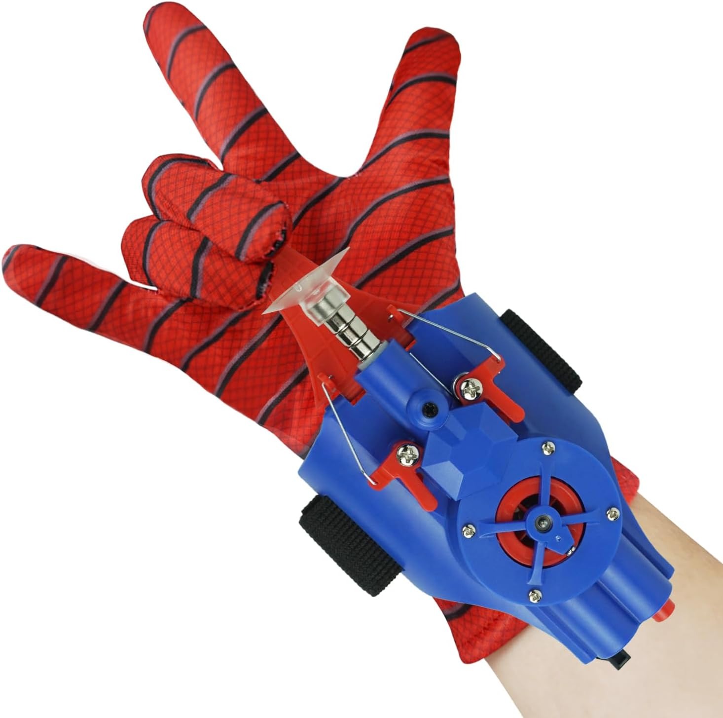 Web-Shooter, Spinnen-Seidenwerfer Für Kinder – USB-Aufladung, Seilwerfer – Kann Kleine Gegenstände Greifen, Superhelden-Handgelenkspielzeug, Cosplay-Armschienen, Zubehör