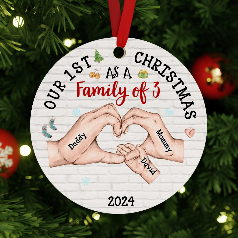 Personalisiertes Baby-weihnachtsfest Als Familienschmuck, Weihnachtsbaumschmuck Für Weihnachtsgeschenke-MyHawaiianShirtsDE