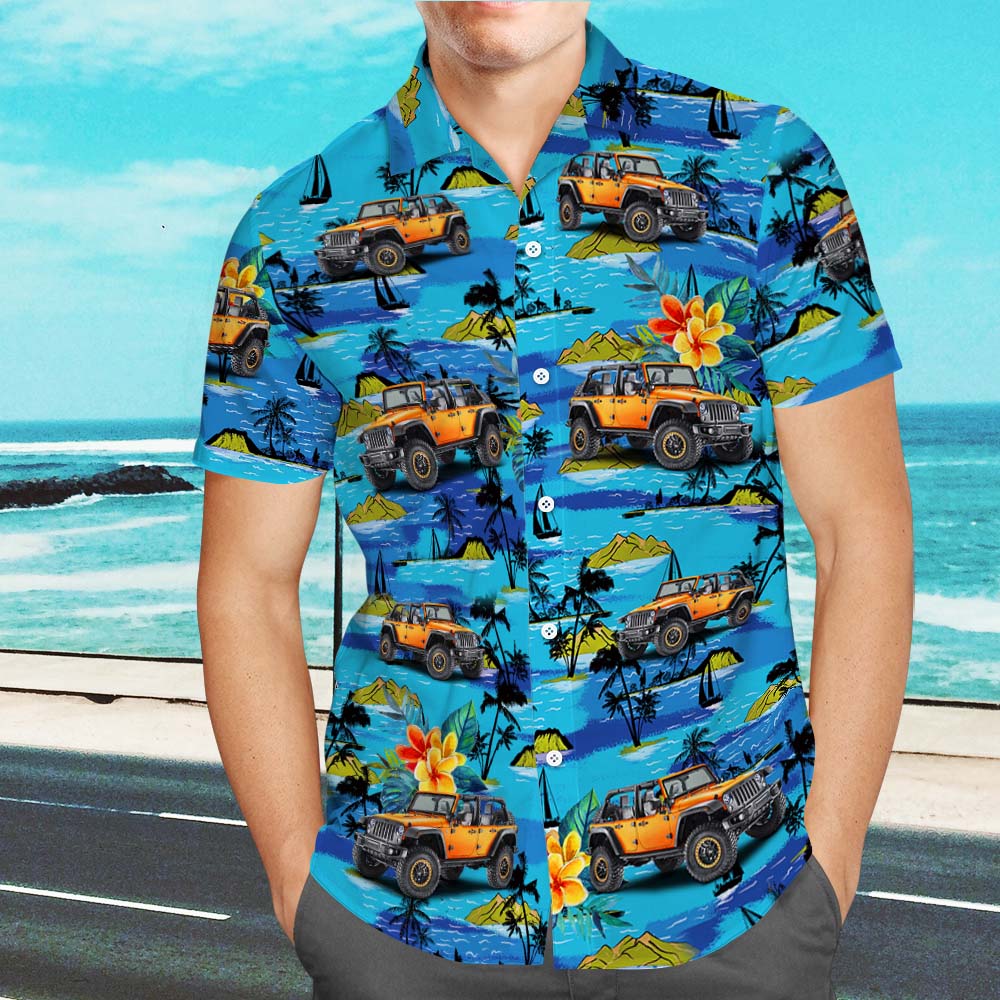 Hawaiihemd mit Gesicht Autofoto Hochladen Individuelle Hawaii-hemden Berge Personalisiertes Aloha-strandhemd Für Männer-MyHawaiianShirtsDE