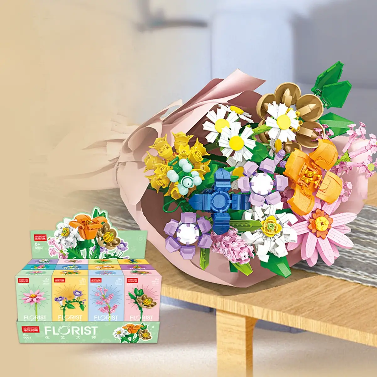 12 Tage Weihnachtsblumenstrauß-bausteine ​​– Sammlerstück, Blumen-countdown-geschenk - MyHawaiianShirtsDE