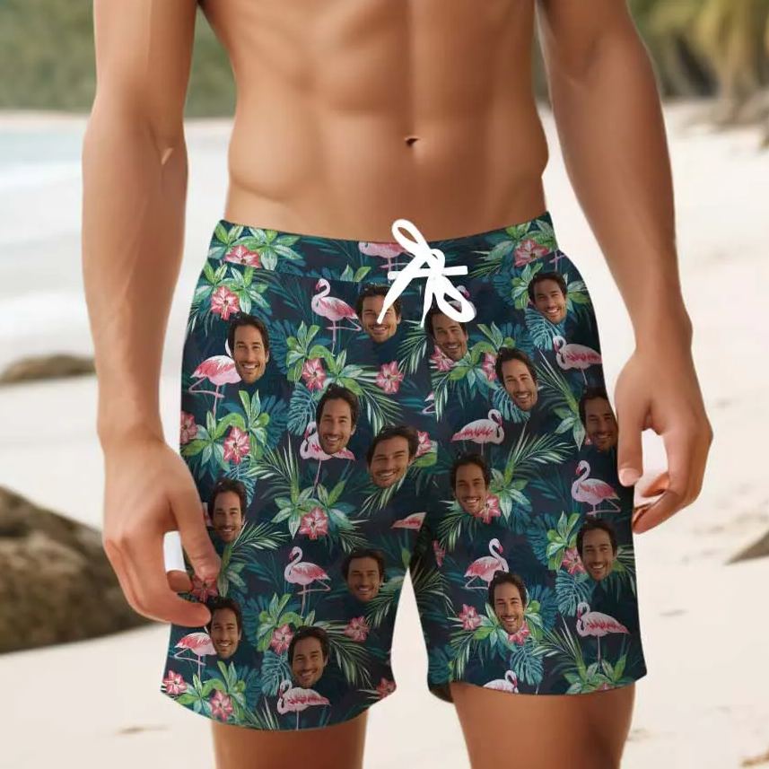 Birdsong Paradise - Individuell Gestaltete Strandshorts Für Herren-MyHawaiianShirtsDE