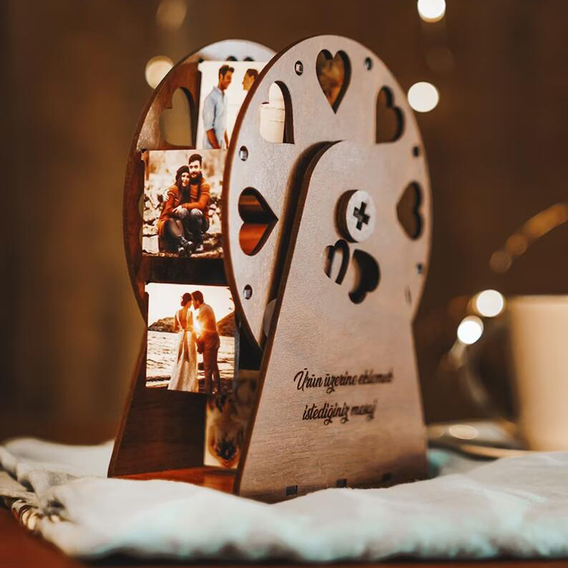 Personalisiertes Mini-riesenrad Mit 8 Fotos