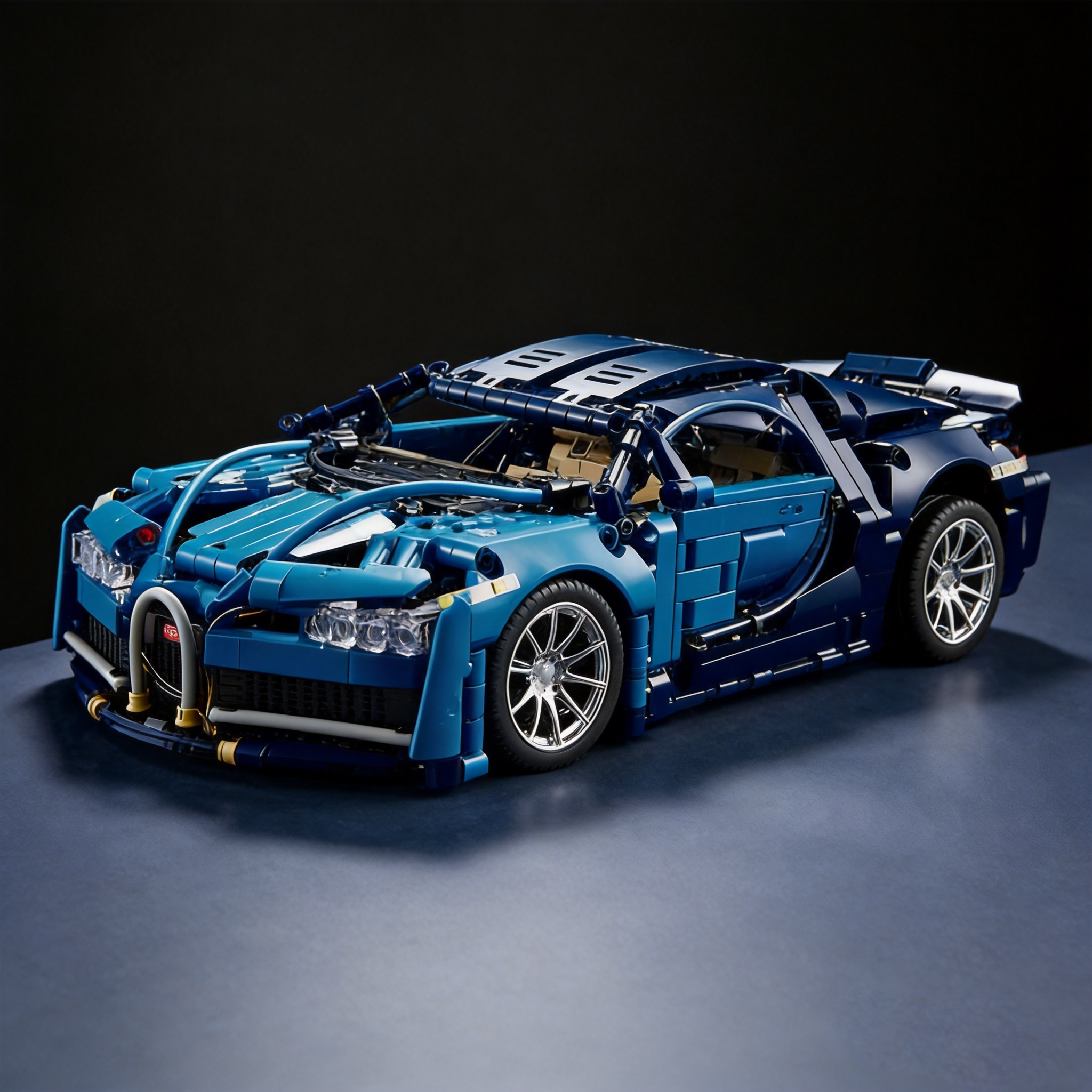 DIY-Baustein-Sportwagen-Modellbausatz – Premium-Supercar-Bausatz Zum Sammeln
