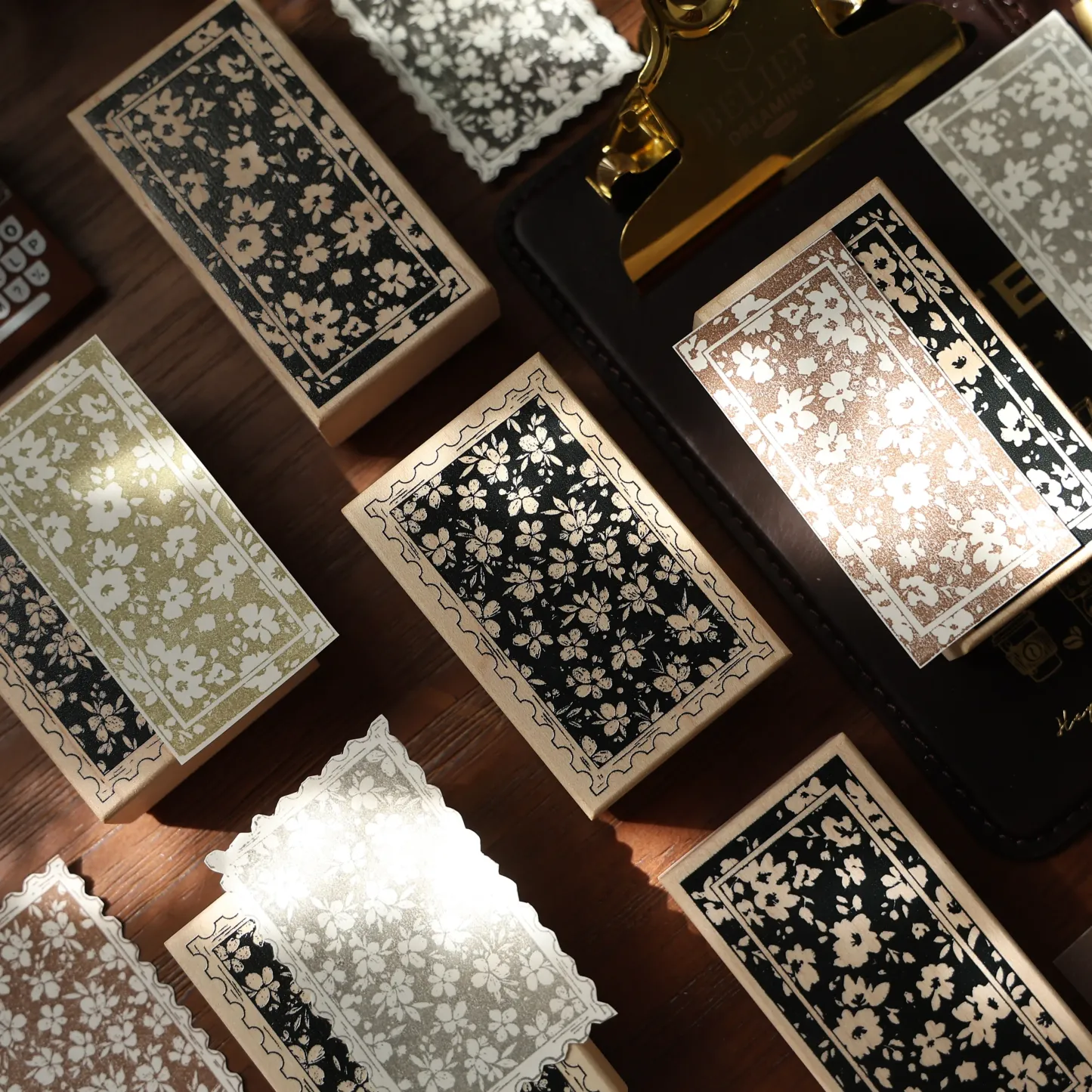 YIER Studio Floral Wood Stamp