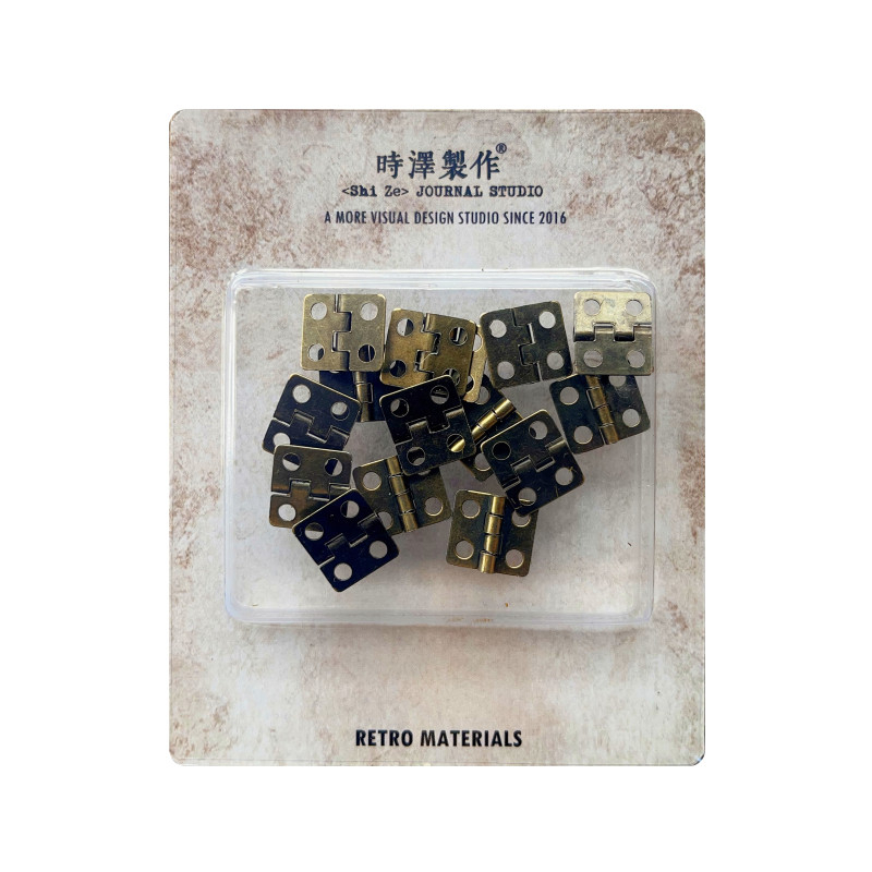 4pcs Mini Hinges Scrapbooking metal materials