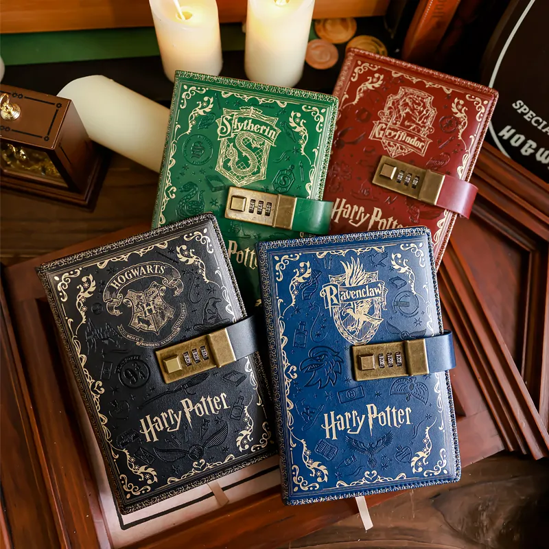 Harry Potter Vintage Code Lock Diary - Secret Writing & Magical Journal for Fans - Stylish Journal for Everyday Writing