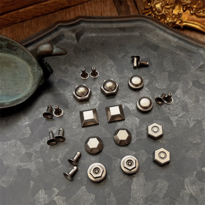 4pcs Mixed Shapes Antique Bronze Decorative Rivets Scrapbooking metal materials