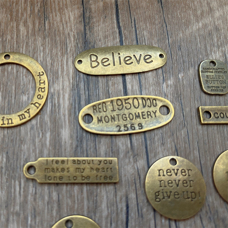 10pcs Vintage metal tagScrapbooking metal materials